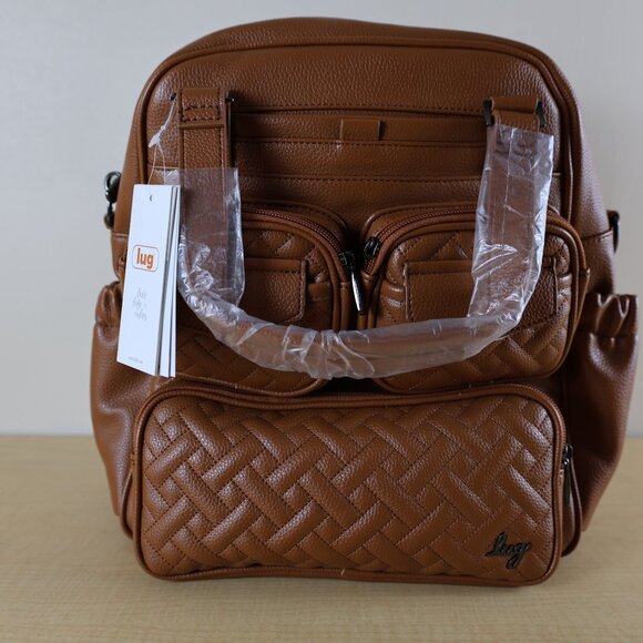 LUG Mini Puddle Jumper VL Vegan Leather Copper Backpack - Picture 4 of 9